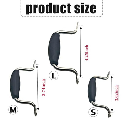 6pcs Stainless Glass Pot Lid Handle, for Cookware Pan Lid Holding Cookware Replacement Handle High-Temperature Resistant