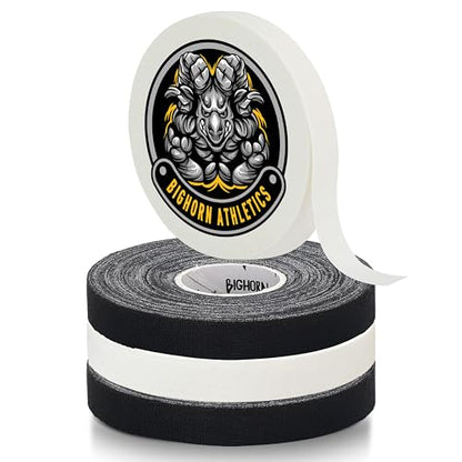 Jiu Jitsu Finger Tape, 0.5" x 45ft, 4 Rolls, Black/White - color: Black/White, size: 0.5-Inch