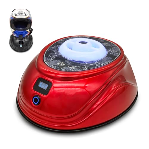 Helmet Dryer, Helmet Cleaner Deodorizer Machine, Fits All Helmet Sizes - color: Red