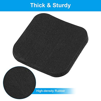 4Pcs Treadmill Mats, Coolrunner High Density Equipment Pads Noise Reduction