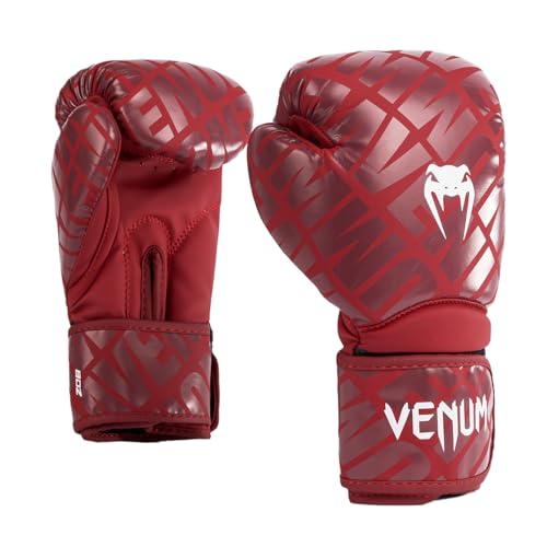 Venum Contender 1.5 XT Kids Boxing Gloves - color: White-Burgundy, size: 6-Ounce