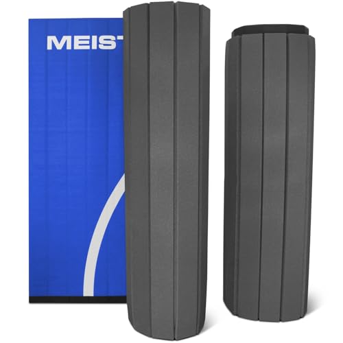 Meister FlexFloor Wrestling Mat - 10ft x 10ft Roll-Up Pro Training Mat for Home & Gym - color: Blue