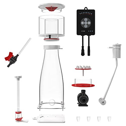 MagTool Aquarium in-Sump DC Protein Skimmer with Controllable DC Pinwheel Pump, Anti-Overflow Design, for Up to 135–185 Gal Reef Tank (N170 Plus) - size: N170 for 135-185Gal