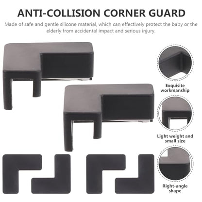 ERINGOGO Silicone Corner Protectors 6pcs Safety Bumpers Soft Right-Angle Edge Guards for Fish Tank and Pet Box Collision Protection Proofing Furniture