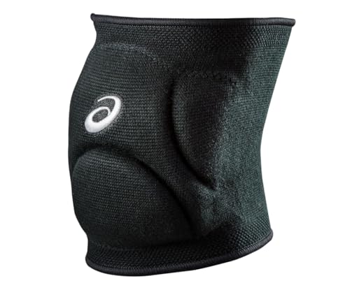 ASICS Unisex GEL-RALLY KNEEPAD Volleyball Accessories - color: Black/White-Black, size: Large-Extra Large