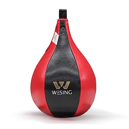 Wesing Boxing Speed Bag MMA Speed Ball Muay Thai Striking Bag for Fitness Training Punching Kicking Fighting