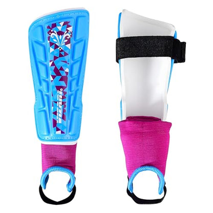 Vizari Soccer Shin Guards with Ankle Protection for Kids, Youth, Adult Sizes - Lightweight & Durable Shinguards for Boys, Girls, Toddlers (Ages 3+) - size: X-Small