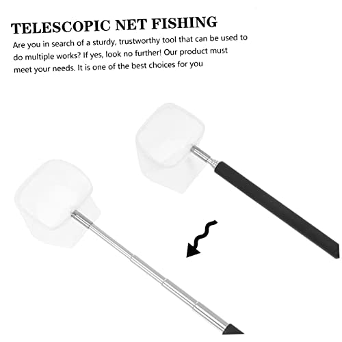 UPKOCH Professional Extendable Handle Shrimp Net for Aquariums Compact Design Durable Material for Fish Tanks and Ponds Easy to Store and Transport