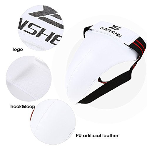 Groin Guard, Athletic Groin Protector Cup for Close Sports as MMA, Krav , Thai Boxing, Jockstrap Taekwondo Karate Fighting Training - Middle
