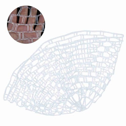 Keenso 1pc Soft Rubber Fishing Net Snag Proof Portable Fly Replacement Mesh Bag Guadino A Maglie Grandi in Silicone - size: Medium size 100CM, style: Medium Size 100cm
