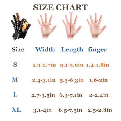 8th Generation Rehabilitation Robot Gloves For Stroke, Robotic Gloves Stroke Rehab, Hand Exercisers For Therapy, 4 Modes, Adjustable Intensity, Touch Panel. - size: Left Hand, Size-XL