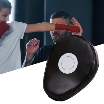 Boxing Mitts Martial Arts Strike Pad Kick Shield Adult Punching Mitts | Boxing Hand Pads for Jiu-jitsu Kali Thai Karate Home Gym Club Boxing Equipment - color: Black