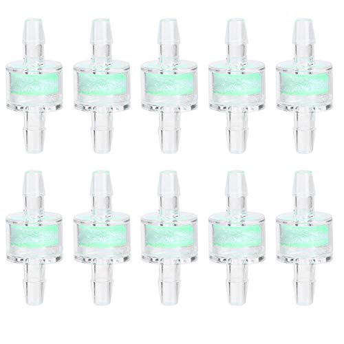 TOPINCN 10PCS ABS Aquarium Bio Filter Breeding Fry Betta Shrimp Green Aquarium Silicone Tube Filter Fish Hose Cleaning Filtration Su(8mm)
