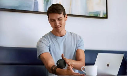 Hyperice Hypersphere Go Vibrating Ball Deep Tissue Massage Muscle Recovery | Myofascial Release for Trigger Points | Maintain Flexibility and Range of Motion | 3 Speeds | 2 Hour Battery Life | FSA-HSA