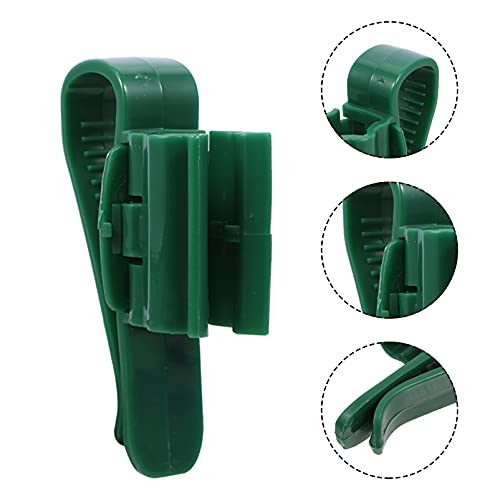 balacoo 4pcs Plastic Aquarium Clips for Fish Tank Hose Holder Multi-functional Fixing Clamps for Inlet Outlet Tubes Water Pipe Fixing