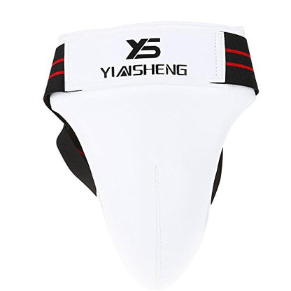 Vbest life Men Groin Guard, Men Taekwondo Groin Guard Men Jockstrap Boxing Karate Jockstrap Sanda Crotch Protector - size: X-Large