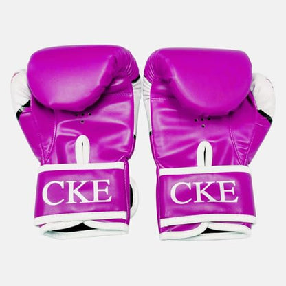 CKE Boxing Gloves for Kids Ages 5-12, Beginner Punch Bag Training Gloves - color: Purple