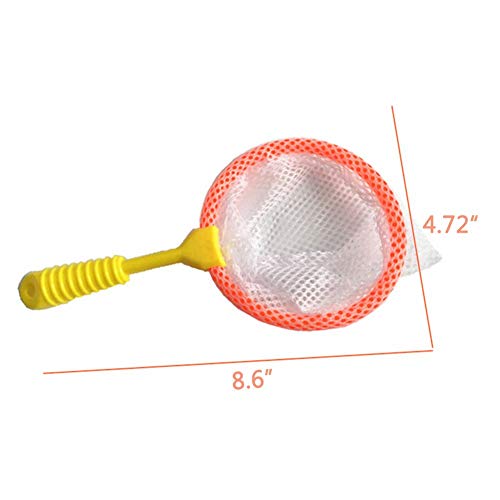 Durable Kids Bug Catcher Nets, 6PCS Insect Collecting Net Bath Toy Adventure Tool Early Learning Tool for Specimen Observation