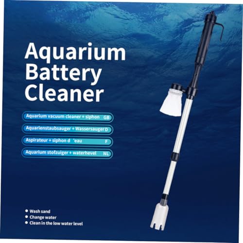 Toddmomy Automatic Aquarium Water Changer and Gravel Vacuum Cleaner Electric Fish Tank Water Cleaner Sand Siphon Tool for Home Aquarium Maintenance