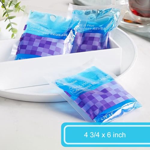 McKesson Cold and Hot Compress Reusable Gel Ice Hot Packs, 4.75 x 6 in - size: Small (4.75" x 6")