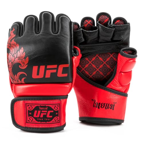 UFC True Thai MMA Grappling Gloves - color: Black, size: Large