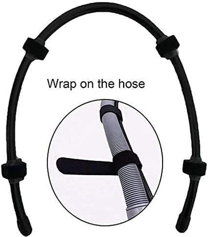 Universal Adjustable Shape Drain Hose Guide Assembly for Kitchen Sink Laundry Tub Washing Machine Discharge Hose Clip Hose Holder Fits All Drain Hose - You can Mold it to fit Your Needs.