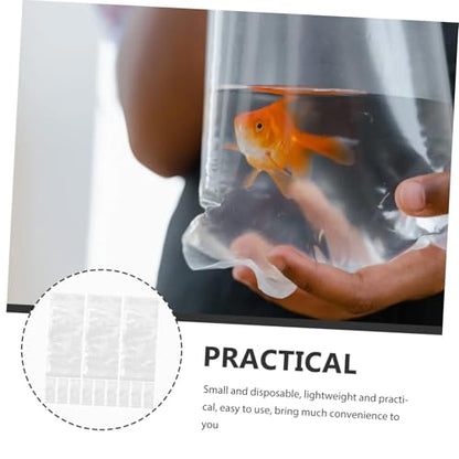 50pcs Fish Packing Bags 16x40cm Leak-proof Plastic Shipping Bags with Oxygen for Aquarium Fish Transport and Outdoor Shipping