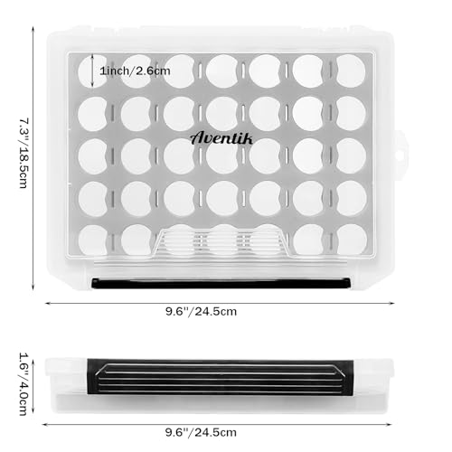 Aventik Fly Tyers Spool/Stash Box Essential Gear for Anglers Compact (1PACK)