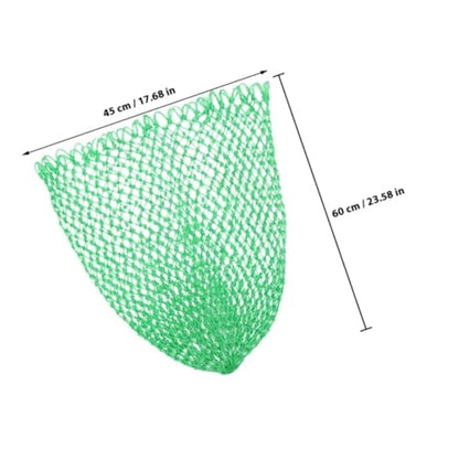 Veemoon Thickened Nylon Fishing Net Replacement Head, Multi-Strand Braided Mesh Basket for Fish Catching, Sturdy Fish Land Net Accessory for Freshwater and Saltwater Fishing