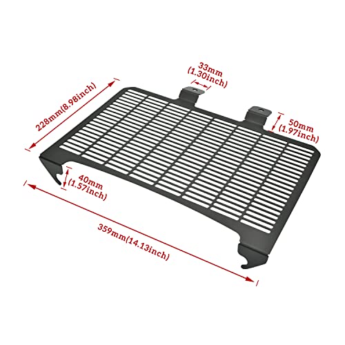 Radiator Cover Grille Guard for Pan America 1250, Black Aluminum Radiator Cover Engine Protection Mesh Tank Net for Harley Pan America 1250 ADV 1250S Specia 2020-2024 Accessories