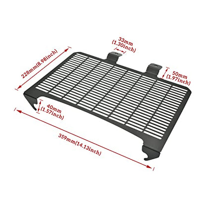 Radiator Cover Grille Guard for Pan America 1250, Black Aluminum Radiator Cover Engine Protection Mesh Tank Net for Harley Pan America 1250 ADV 1250S Specia 2020-2024 Accessories