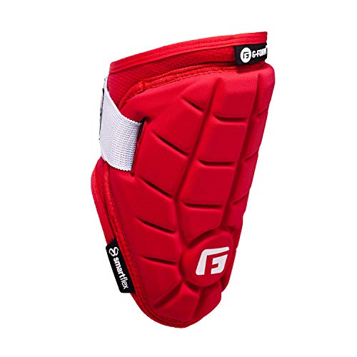 G-Form Elite Speed Batter's Baseball Elbow Guard - Elbow Pad with Adjustable Straps - color: Red, size: Adult S/M