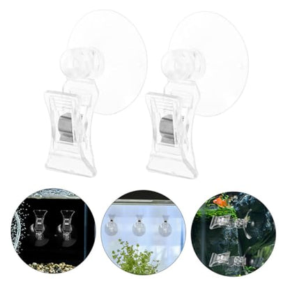 5pcs Aquarium Cup Clips for Seaweed Feeding Tool Fish Food Holder Design for Easy Installation and Fish Tanks