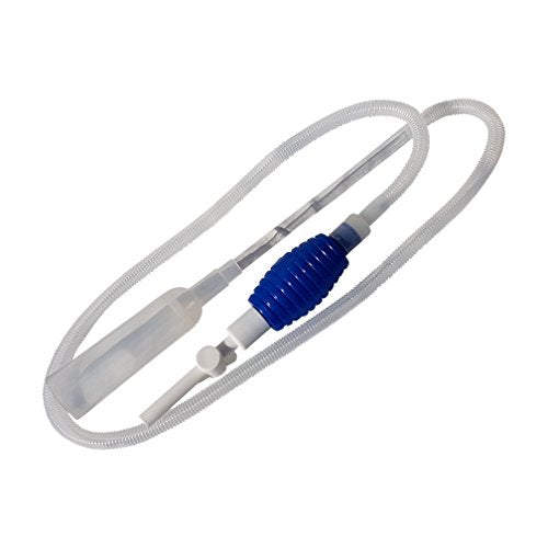 Aquarium Easy Start Aquarium Water Syphon With Flow Control Tap, Siphon Vacuum Cleaner for Fish Tank Cleaning Gravel & Sand