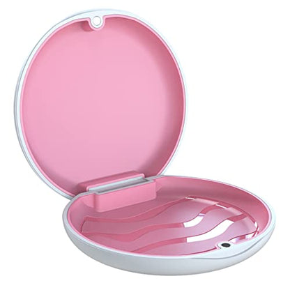 ARGOMAX Retainer Case with Silicone Liner, Magnetic, White - color: White