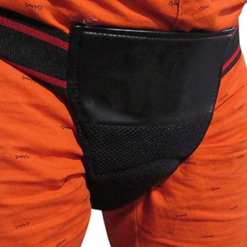 Toddmomy Professional Breathable Groin Protector Wear-Resistant Training Crotch Guard Portable Crotch Protector for Taekwondo Boxing MMA