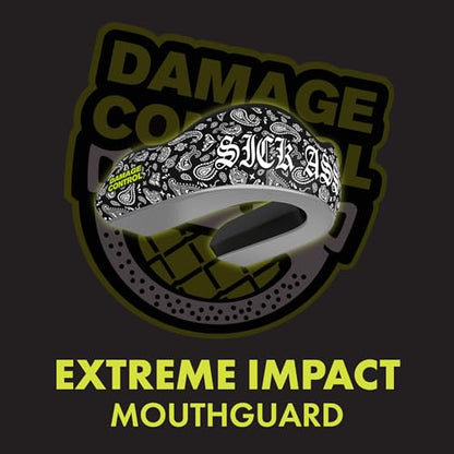 DAMAGE CONTROL Extreme Impact Sports Mouth Guard w/Case – Sick - color: Sick A** Foo, size: Adult