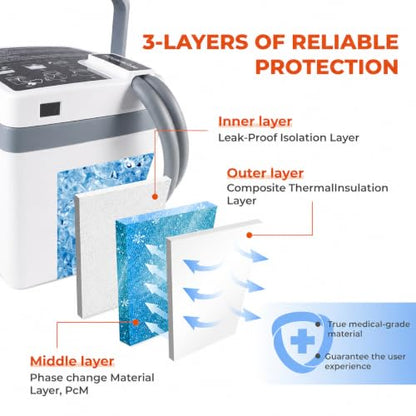 YOUKADA Cold Therapy Machine for Shoulder After Surgery - color: White-for Shoulder
