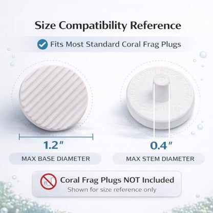 kcrygogo Coral Frag Holder Acrylic Coral Rack with Powerful Double Suction Cup and Placstic Screws Suitable for Household Fish Tanks (2pcs 3 Plug Hole,Fluorescent Green and Orange)