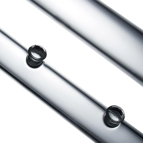 LINLAN 13mm Glass Lily Pipe with Skimmer, Inflow and Outflow, Fits 12/16mm (1/2" i.d.) Filter Hose for Aquarium Planted Tank