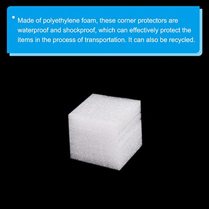 PATIKIL Foam Corner Protector 2.2x2.2x2.2 Inch Polyethylene Edges Guard for Moving Packing Pack of 30