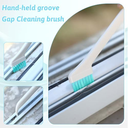 8 Pcs Small Household Cleaning Brushes, Small Cleaning Brush Tight Spaces Deep Detail Crevice Cleanings Tool Set 8 in 1 Detail Tiny Scrub Cleaner Brush for Holes Corner Space Keyboard Bottle Tile