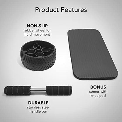Sports Research® Ab Wheel Roller for Core Strength Training