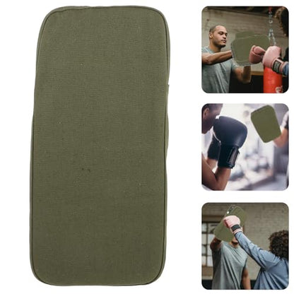 FOMIYES Thickened Canvas Kick Shield for Training, Green Boxing Body Pad