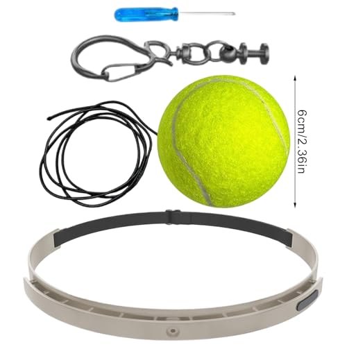 Boxing Ball with Headband Wearable Fitness Equipment - color: tennis