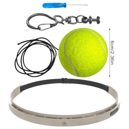 Boxing Ball with Headband Wearable Fitness Equipment - color: tennis