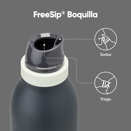 Owala FreeSip Twist Stainless Steel Water Bottle 24 oz Foggy Tide - color: Foggy Tide, size: 24 Ounces