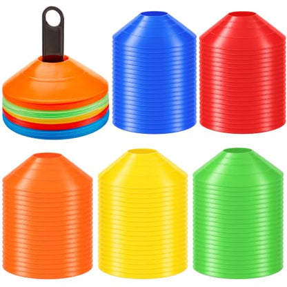 Lewtemi Soccer Disc Cones 7.5'' Sports Agility Training - color: Mixcolor