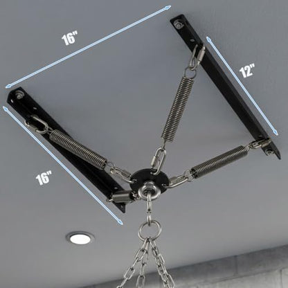 200LBS-MB Heavy Bag Hanger Noise Vibration Dampening Ceiling Mount