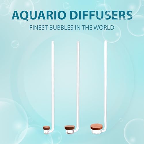 Aquario Neo CO2 Aquarium Diffuser - CO2 Diffuser Aquarium Kit, CO2 Diffuser for Aquarium Plants, CO2 System for Aquarium -Normal Special Diffuser, Medium
